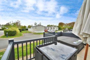 Southerly facing decking - click for photo gallery